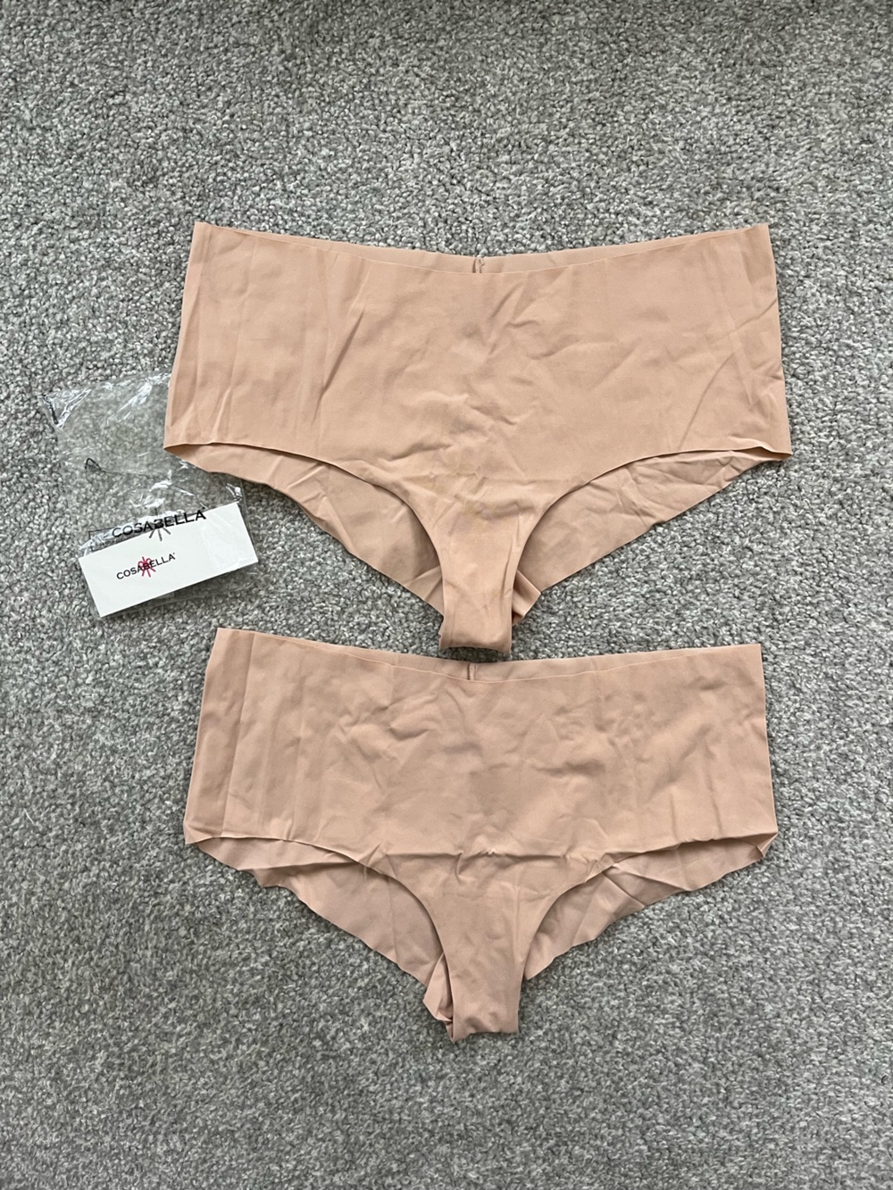 NWT Cosabella Nude Seamless Panty Bundle Set of 2 Size XL